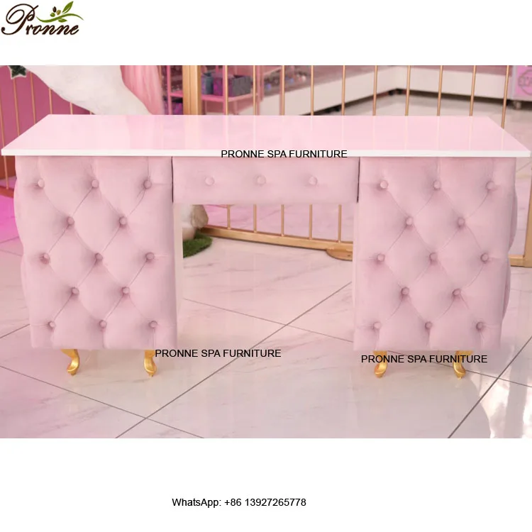 Новый стиль принцессы sinlge/двойной ногтевой стол nail tech столы