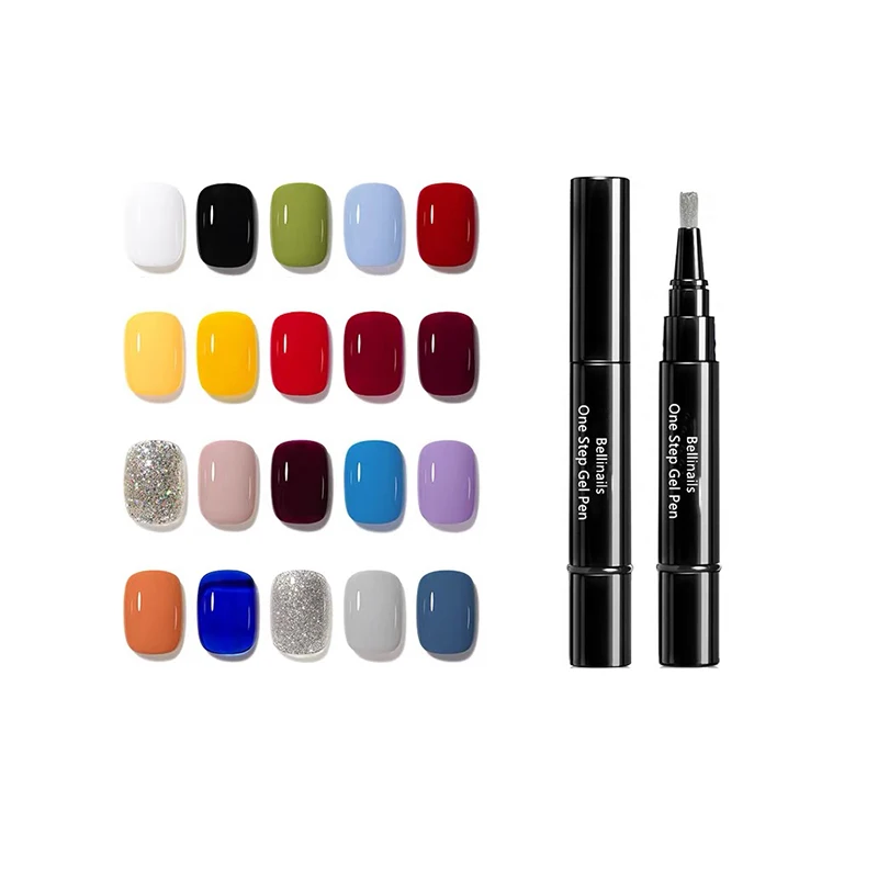 Bellinails Nail Products Enamel Uv Neil Gel Custom Private Label Fast Dry 3 in 1 Soak Off Custom 15ml One Step Gel Polish