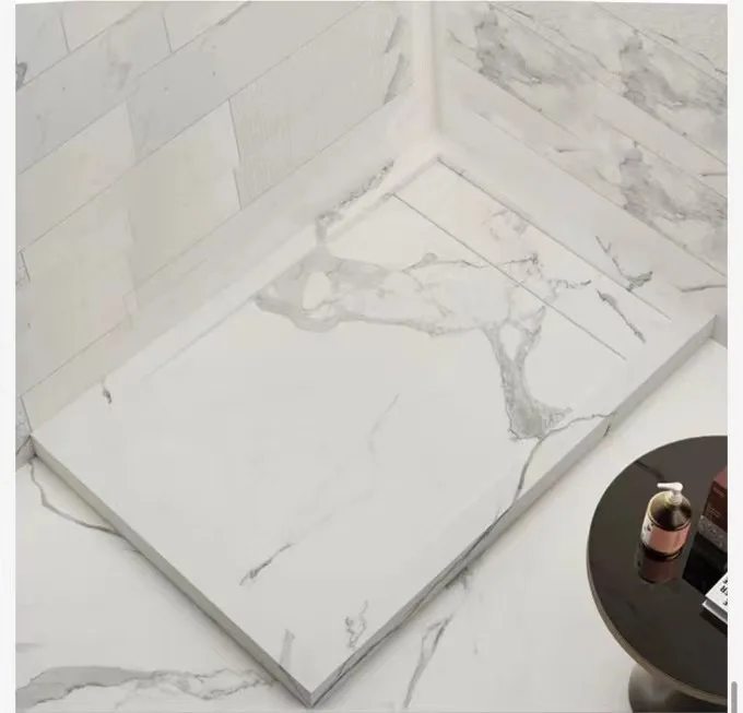 Standard Non-slip Resin square Bathroom Acrylic Pan Shower Tray Base