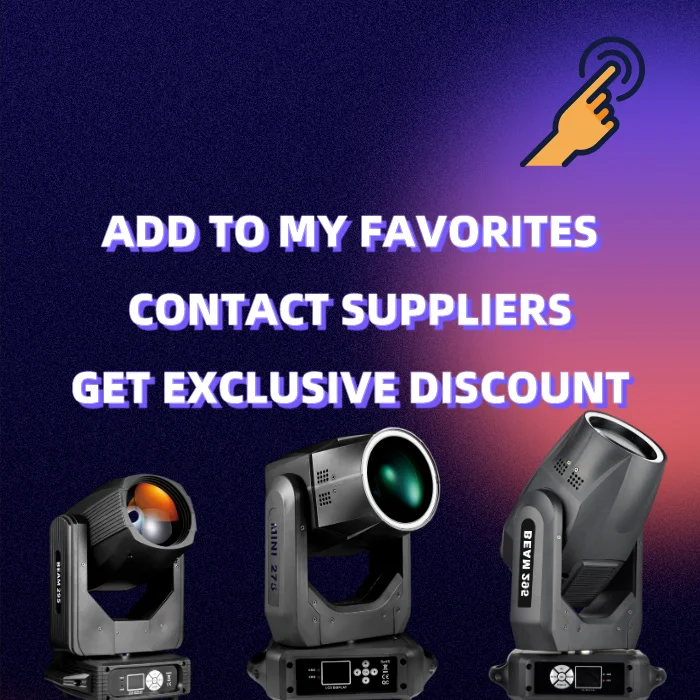 Vorlane High brightness Double Prism Sharpy 295W Beam 295 Lamp Moving Head Light for Stage Wedding Bar Disco Club