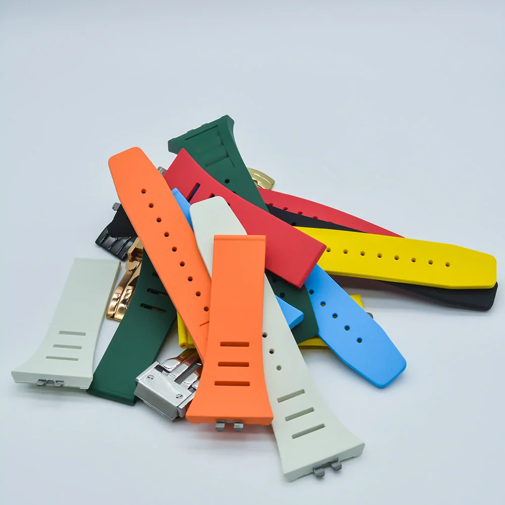 Trendy Smart Watch 44mm 45mm Bracelet i watch Series 678 Belt Luxury Rubber Appl Watch Strap Band