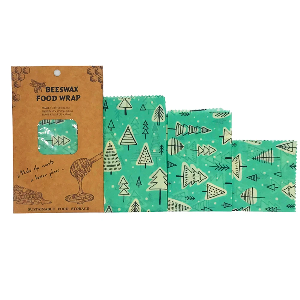 2019 New ideas Eco Friendly Reusable Beeswax Food Storage Wrap
