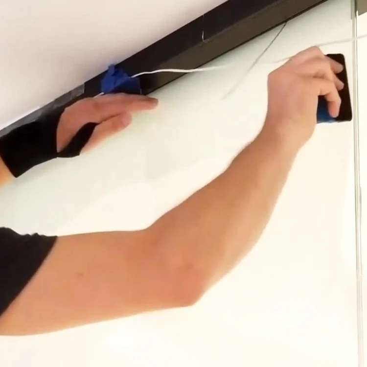 PDLC Magic Glass Film Home Smart Glass 5+5mm PDLC Self Adhesive Smart Glass Film Office PDLC Smart Film For Partition