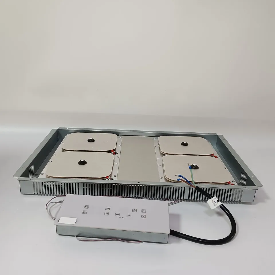 2025 New Design 220V~240V Four Electric invisible induction cooker For Counter Top /4 zone invisible induction cooktop
