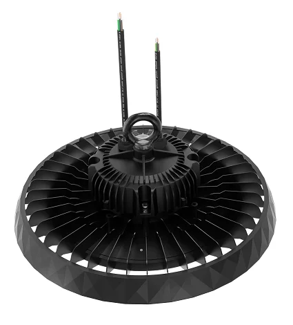 210lm/W 300W LED UFO Highbay Lamp  Microwave Dali Dimming Zigbee CCT and Power selectable WITH BRACKET ring safety rope