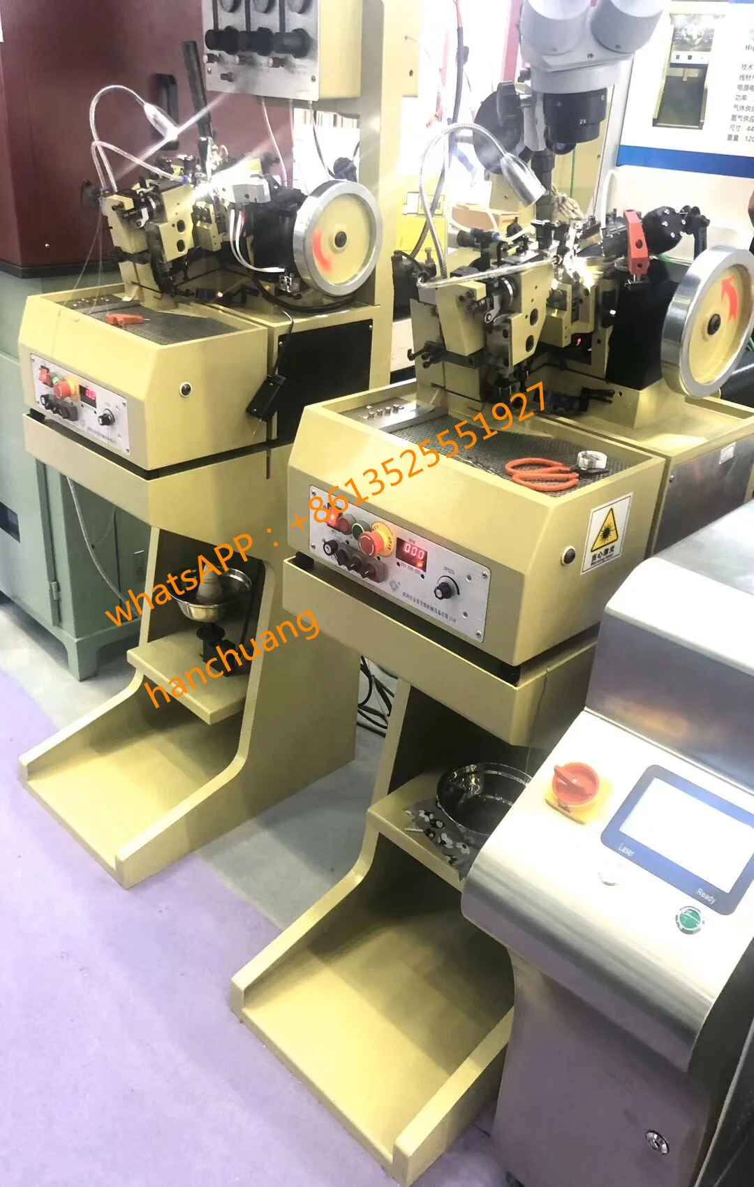 Gold chain necklace making machine automatic chain weaving equipment for jewelry