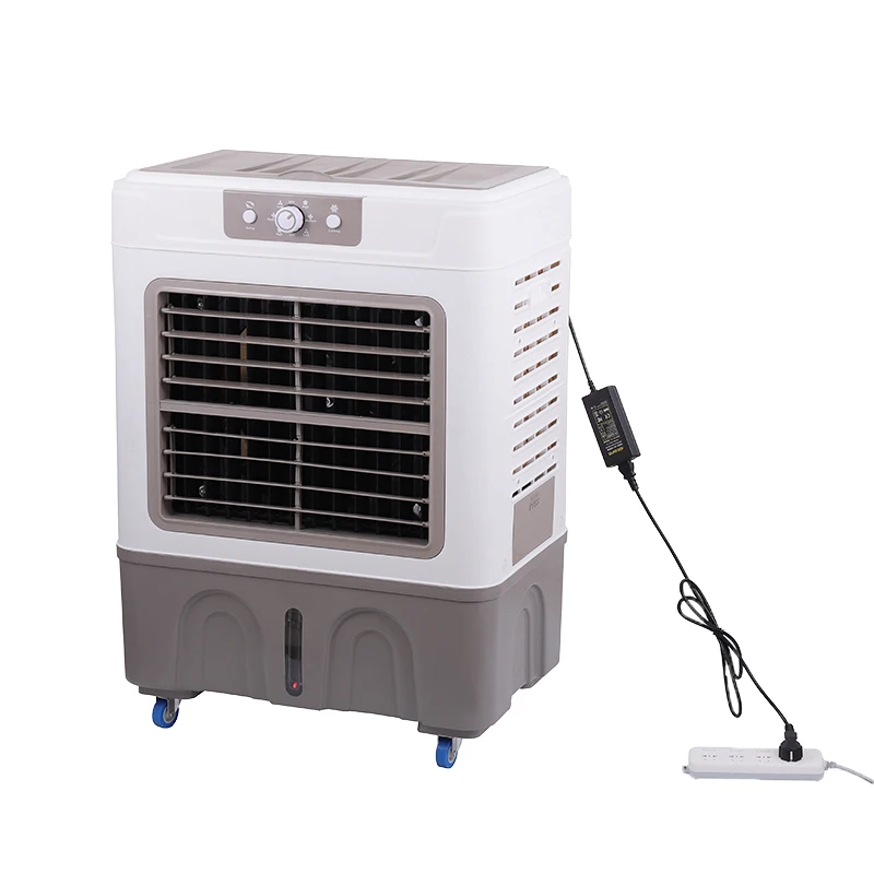 Strong wind low noise Standing home use air cooler floor solar air conditioner