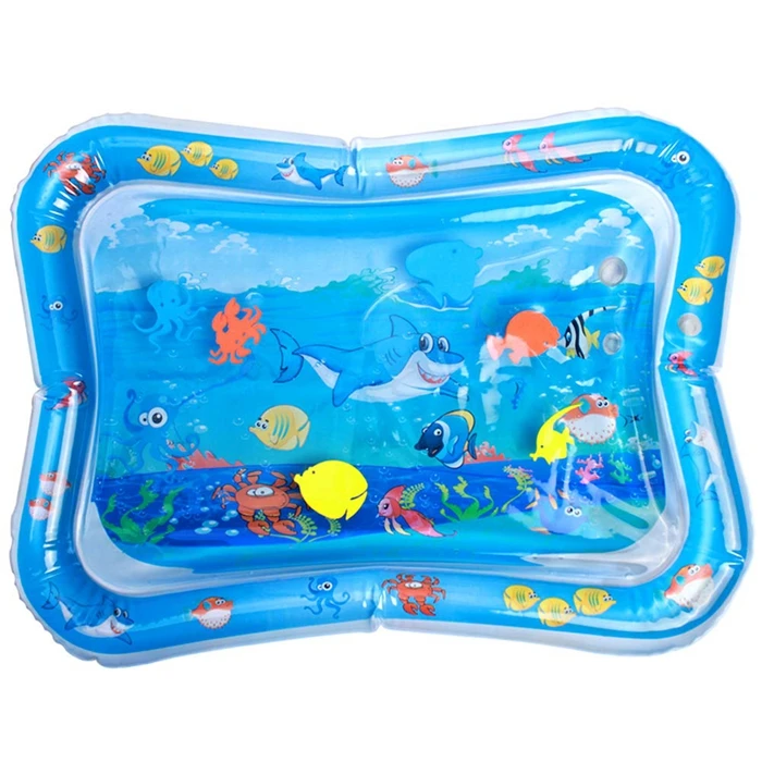 Hot Sale Baby Play Pool Outdoor Games Pvc Inflatable Tummy Time Mat Premium Baby Water Play Mat