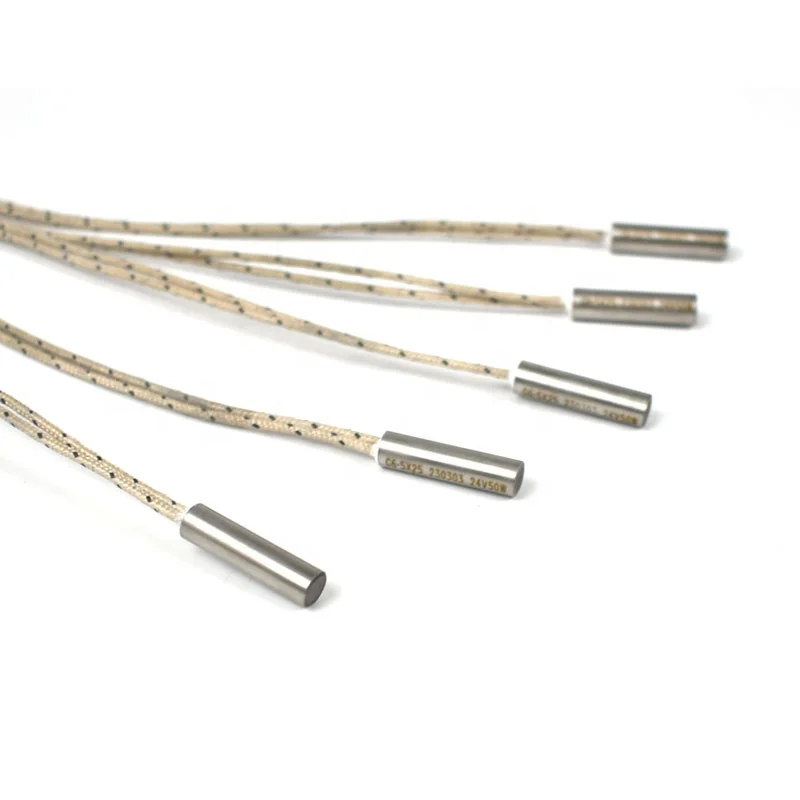 Duopu electric up to 800 degree celsius  24v 30w 40w 50w 6mm 12v 24v 48v 6mm cartridge heater 350v with thermostat