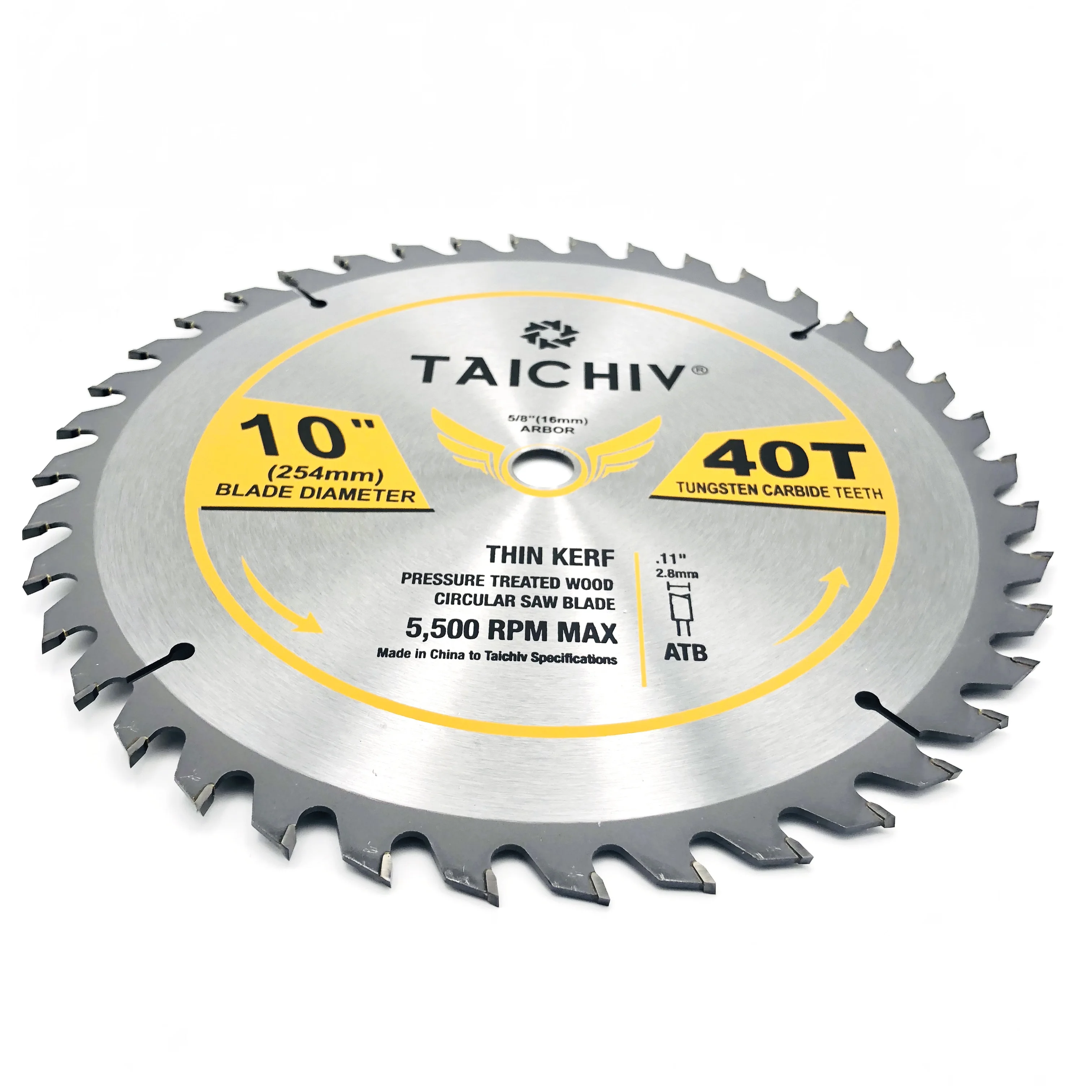 TAICHIV High-quality 250mm 10in 30T Silent Tools Circular Saw Blade for Cutting Wood