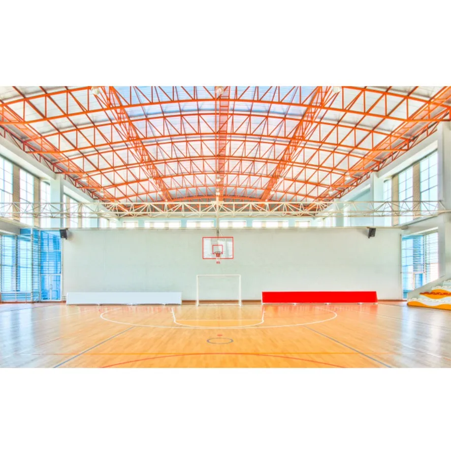 Steel Frame Building Prefabricated Gymnasiums Indoor Basketball Court Steel Structure Sports Hall