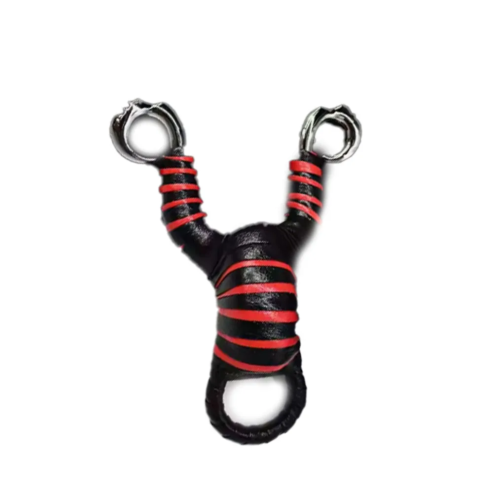 High quality alloy metal slingshot, outdoor hunting rubber band slingshot, simple jade sheep shaped bow head