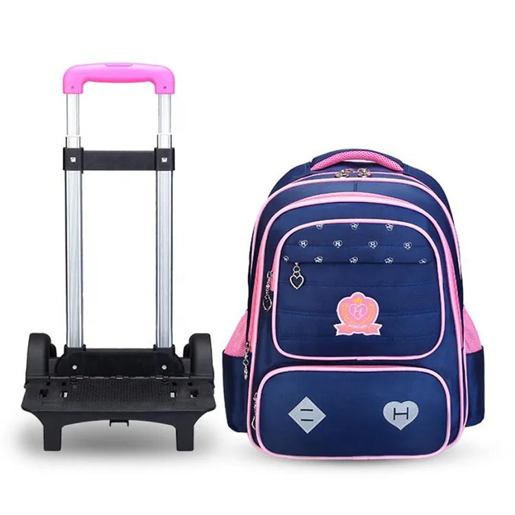 
Chinese manufacturers direct sales trolley bag school children trolley school bags 