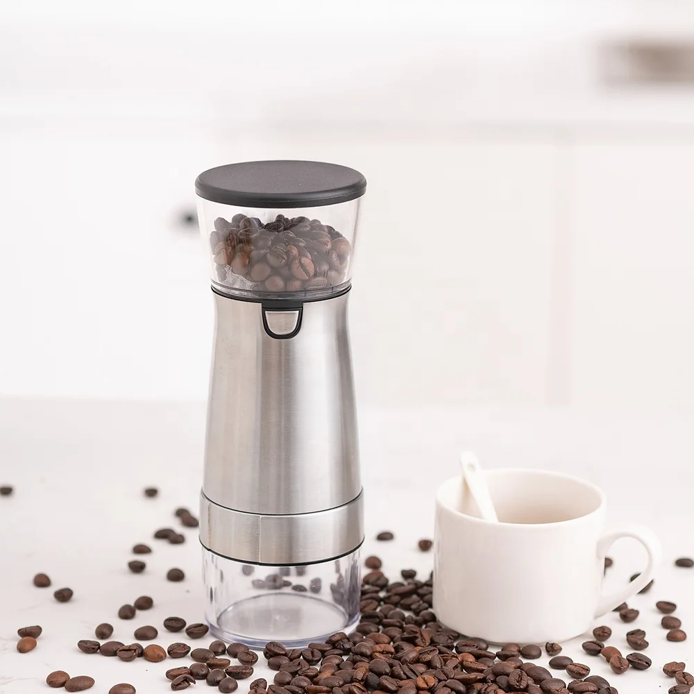 
Factory Outlet Portable mini burr espresso electric coffee grinder 