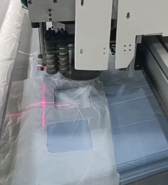 Support video cutting of sample material die  cnc automatic Non-woven Carpet Curtain Cutting Machine