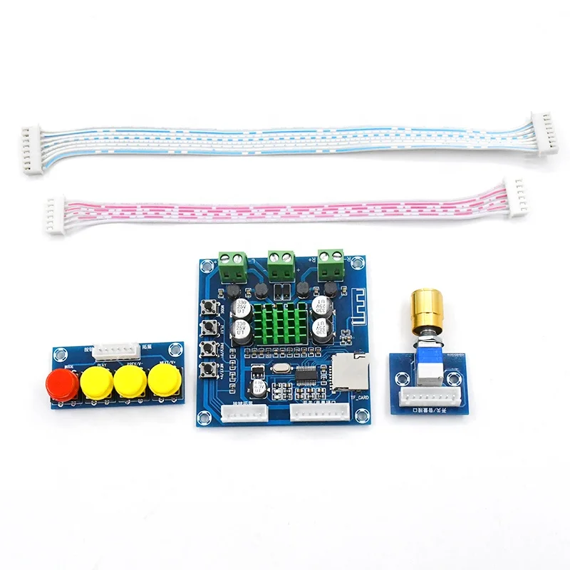 XH-A231 TF Bluet Digital Amplifier 15W+15W audio amplifier With Volume adjustment DC 12-24V digital audio power amplifier