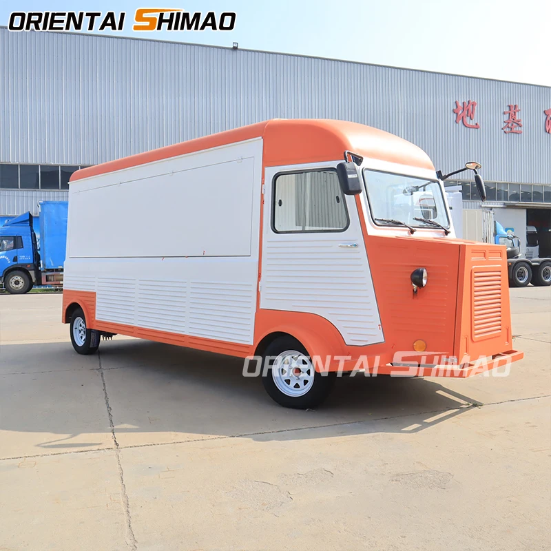 Fully Equipped Pizza Taco Hot Dog Food Truck Ice Cream Mobile Vintage Concession Retro Electric Food Truck
