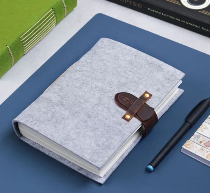 In Stock Diary Notebook A4 A5 Felt Book