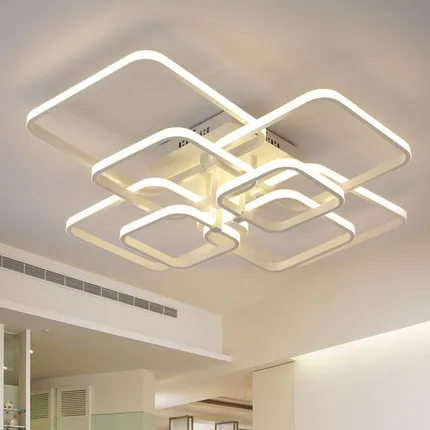 Nordic Modern Decorative Aluminum Led Flush Mount Ceiling Lamp Light for Living Room Bedroom