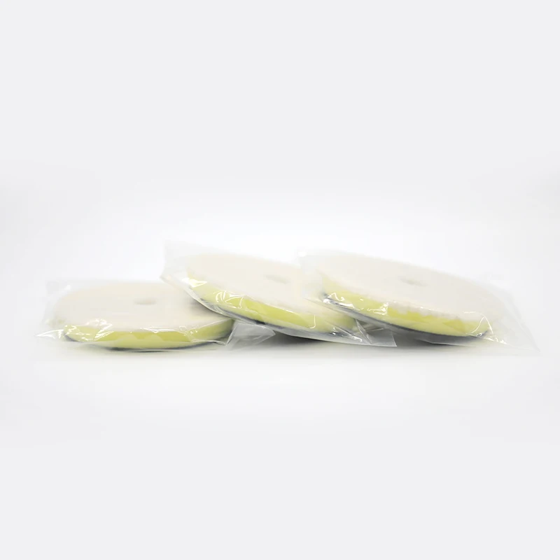 Car Shield Polishing Wool Pad 125-180mm Wool Felt Polishing Pad For Car Polisher wool polishing pad