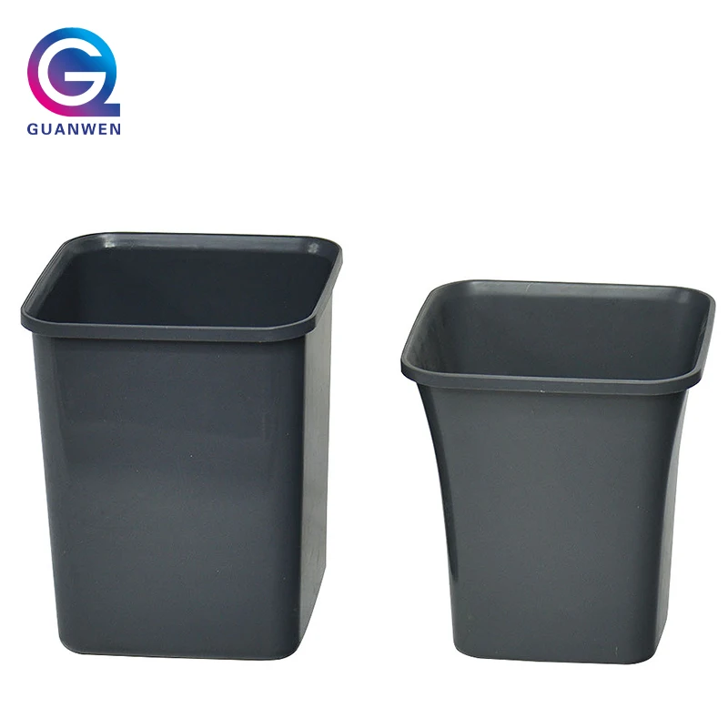 10L Trash Can Small Waste Bins Office Wastebasket Plastic Trash Bin