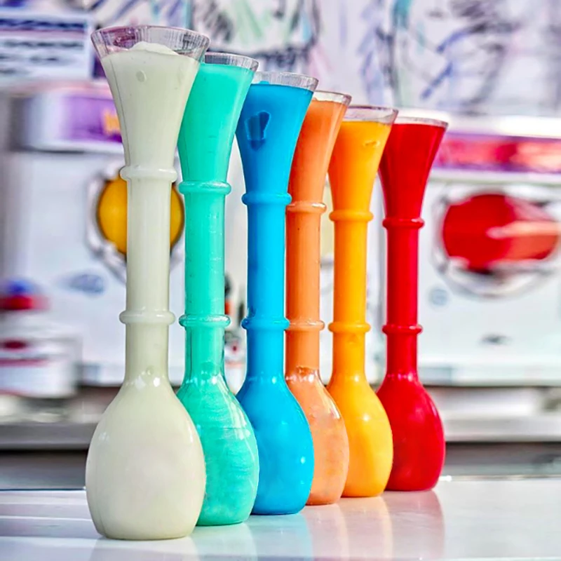 Las Vegas 24oz/28oz/32oz/50oz/100oz Tall Slush Cups Long Neck Plastic Souvenir Yard Cups