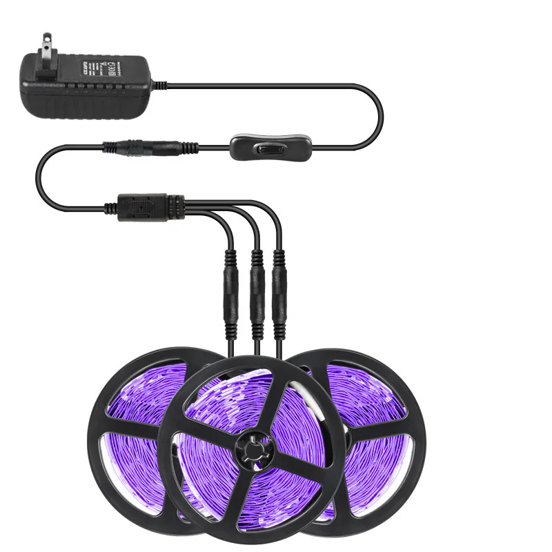 UVC UVB LED Strip Light 254 nm 265nm 275nm 280nm 310 nm UVB UVC Smd 3535 Sterilize Led Strip DC12V 24V With CE ROHS ETL Approved