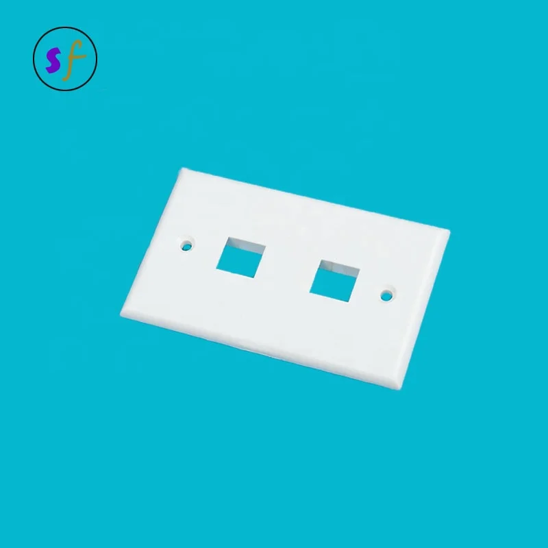 70*115mm US Type faceplate Wall plate for RJ45 Keystone Jack