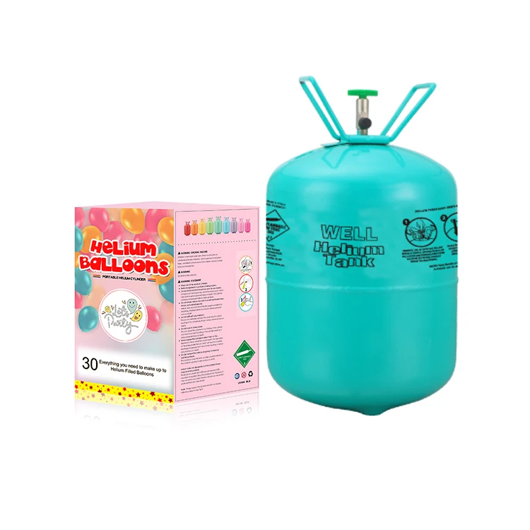2020 7.1L Custom helium gas cylinder price balloon helium with gas empty bottle filled helium gas
