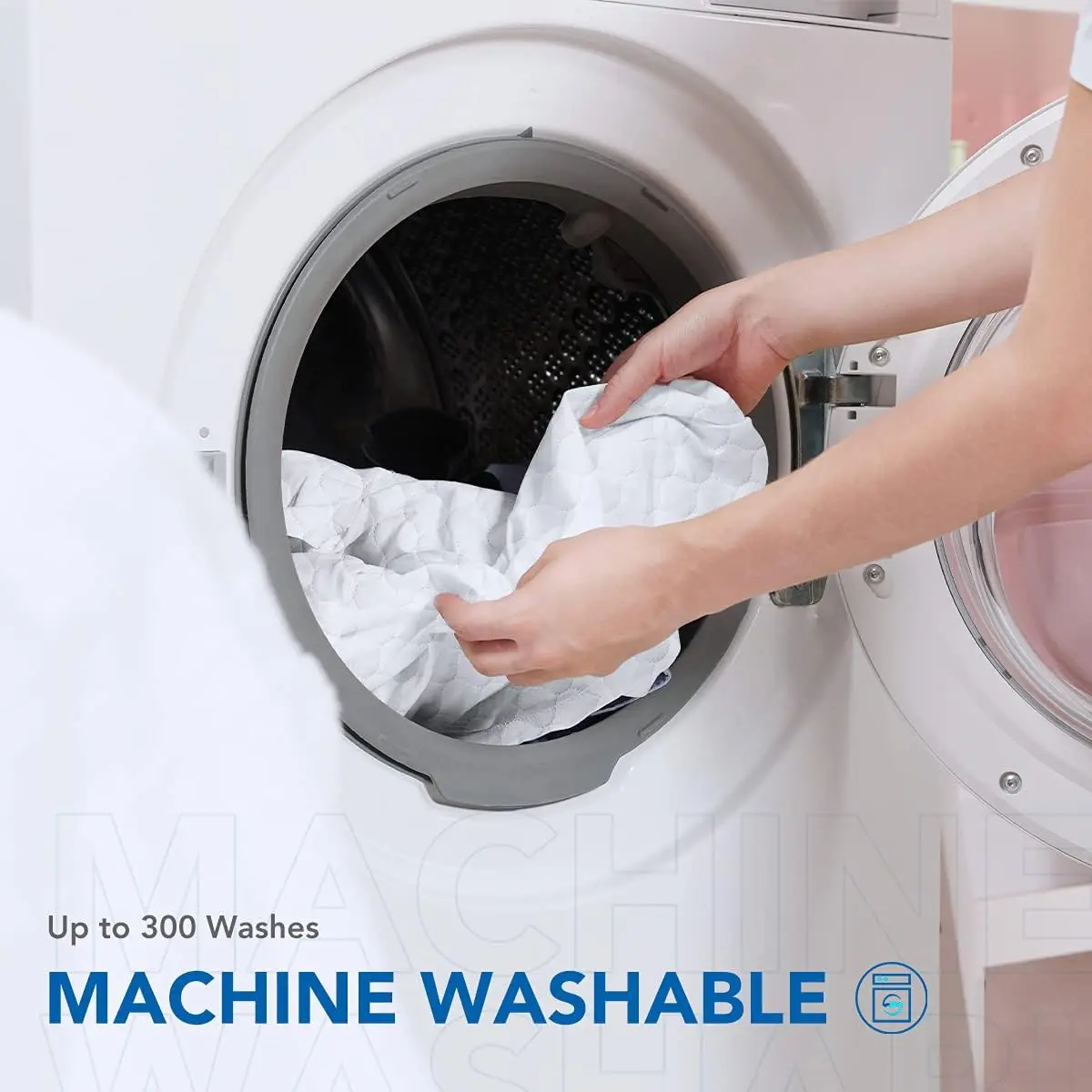 Home Care Absorbent Washable Incontinence Underpad Waterproof Reusable Positioning Bed Pad with Handles