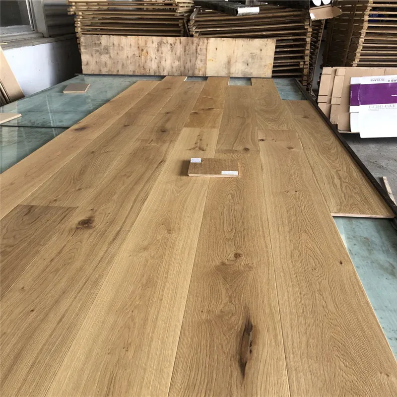 ABCD grade wire brushed smoked oak uv oiled natural best prices engineered wood flooring
