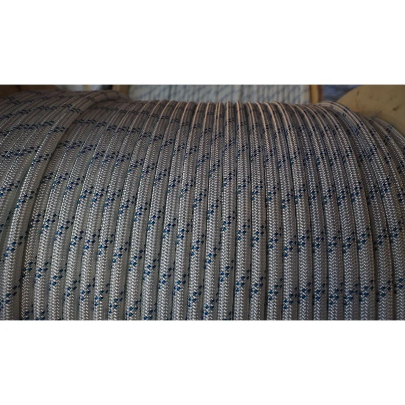 UHMWPE Electric Traction Rope Covered with Polyester Rope