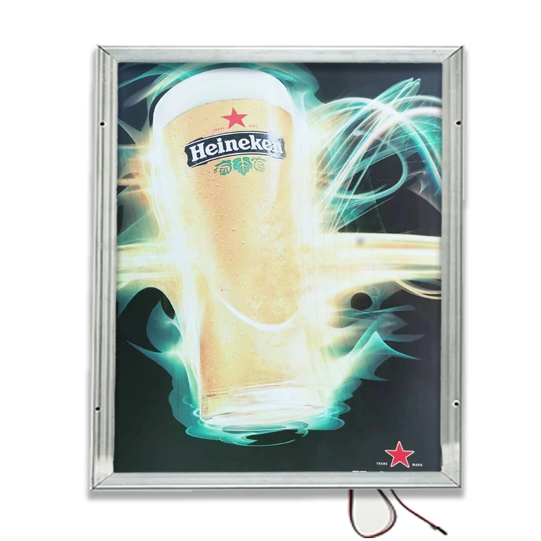 flash glow indoor outdoor advertisement poster EL sheet for advertisement light box menu bill hotel brochure