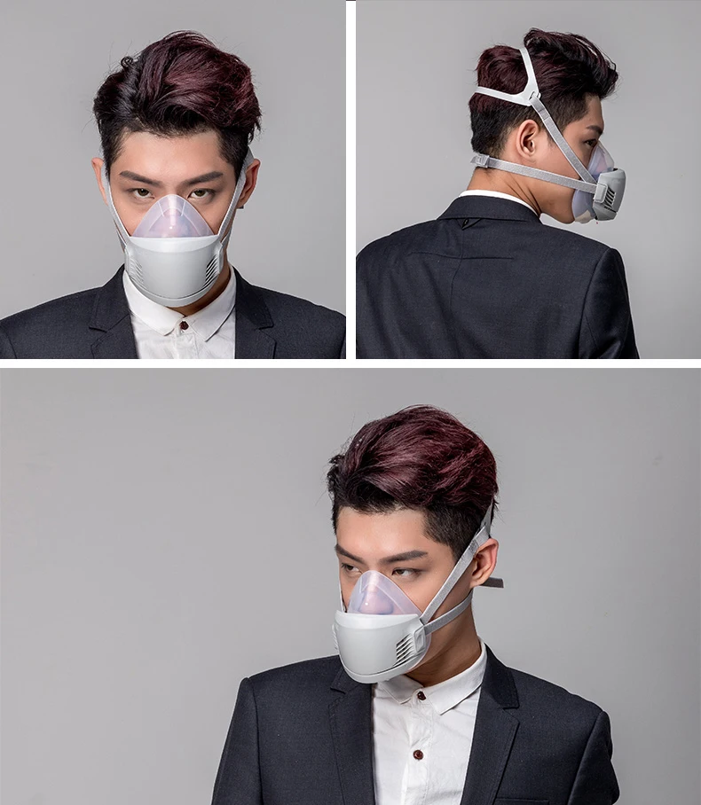 CNSTRONG OEM ODM respiratory protection dust mask with filter silicone comfortable material safety