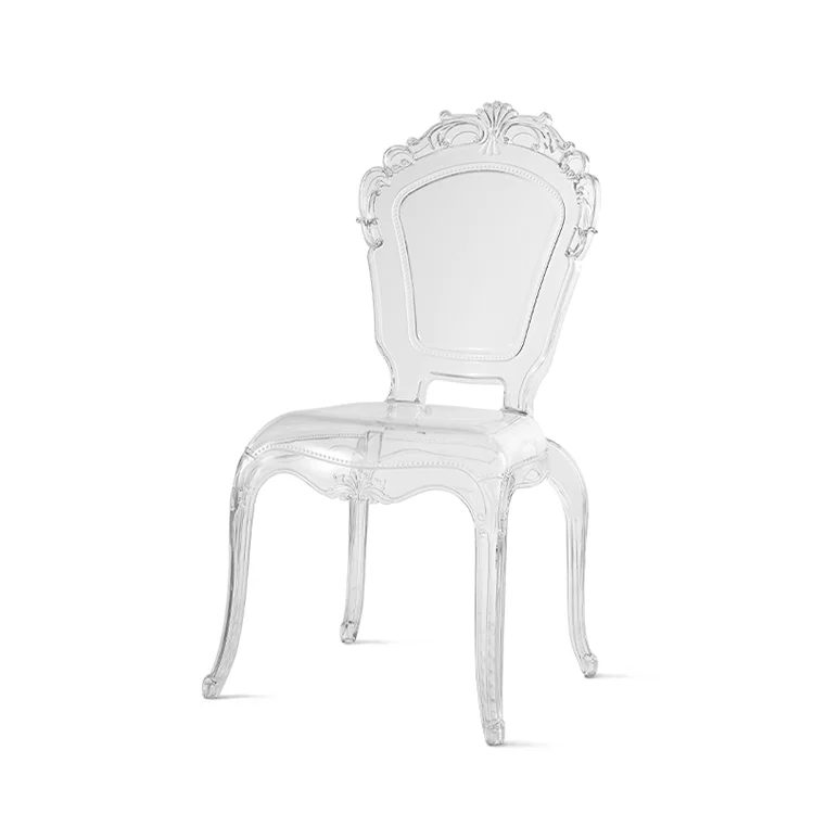 plastic relax rocking clear crysta plastic wedding princess arm chair