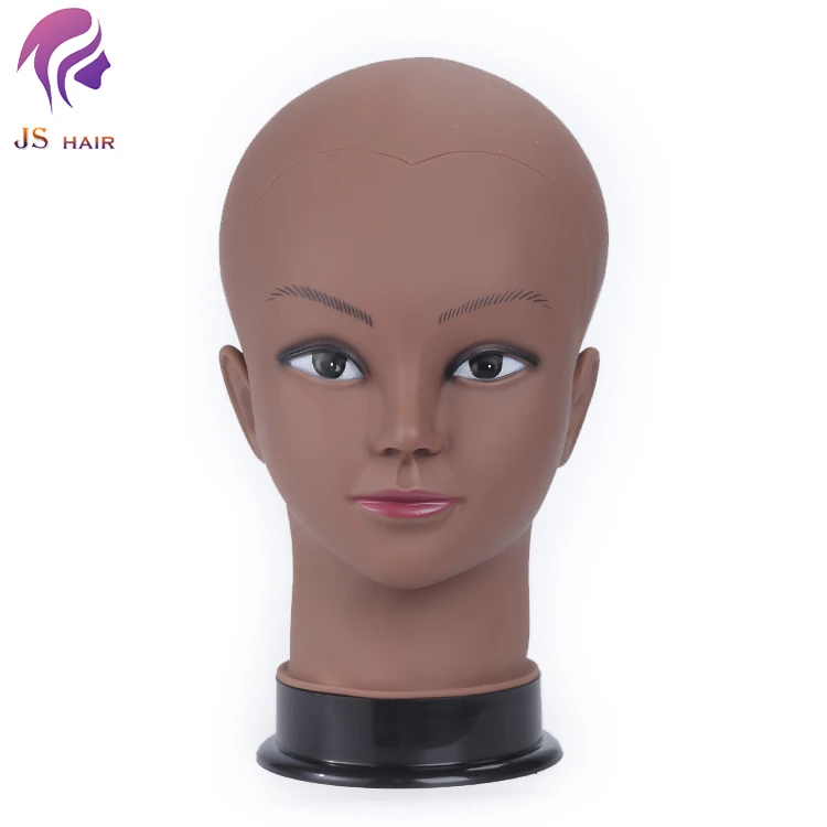 Wig Display Block Head Mannequin With Stand Manikin Doll Head For Making Wig