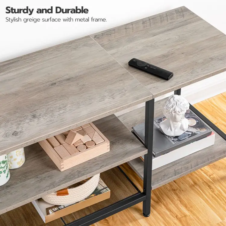 Wholesale Industrial Style TV Console Table Media Entertainment Center TV Television Stands Designs for 50/55/60/65 Inch TV