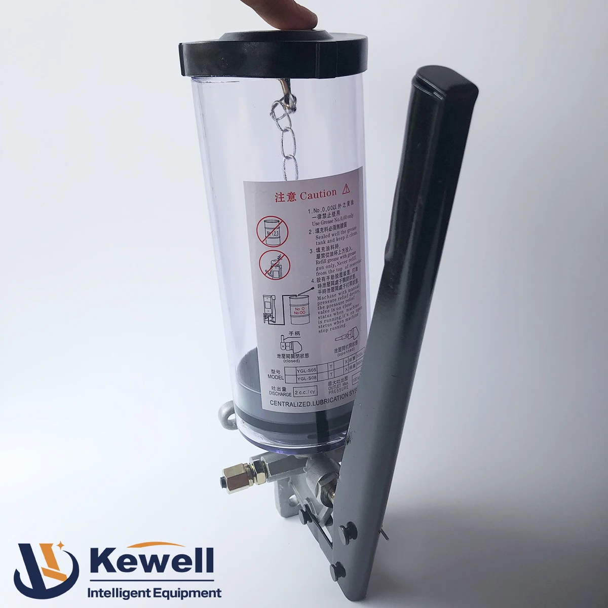 JH-500 JH-800 Lubricating Manual Grease  Pump Hand Lubrication 500CC 800CC CNC 6mm Manual Lubricating Pump