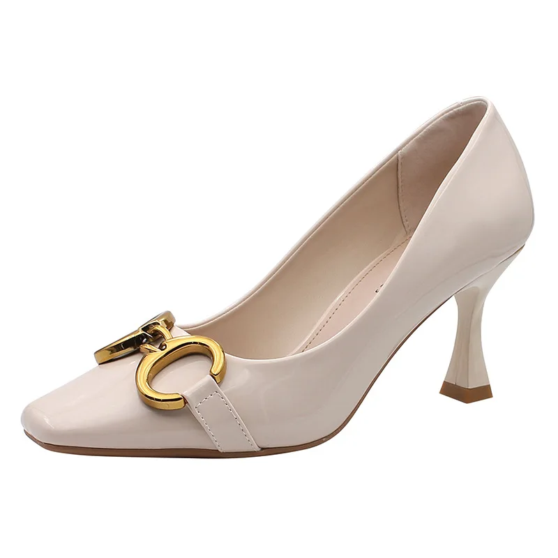 2021 Women Pumps Fashion Thin Low Heels Sandals Shoes For Woman Shallow Pointed Toe Heel office Shoes Female Elegant Pumps Shoes