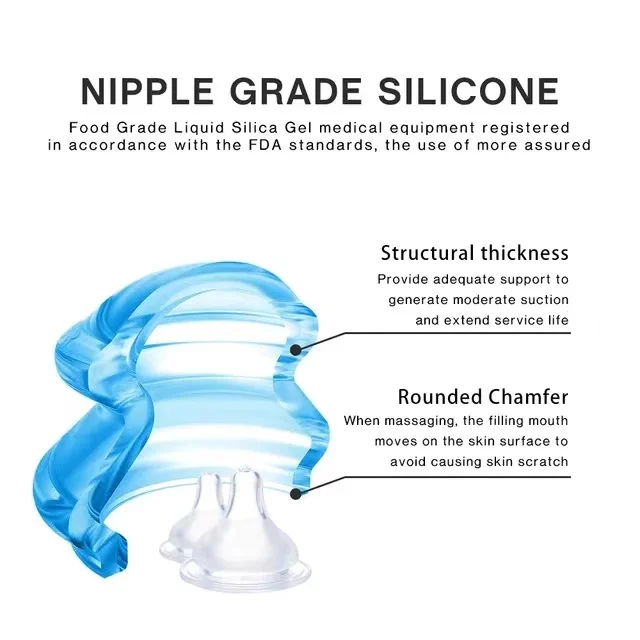 Silicone Massage Cups Vacuum Cupping Body Massager  Suction Cupping