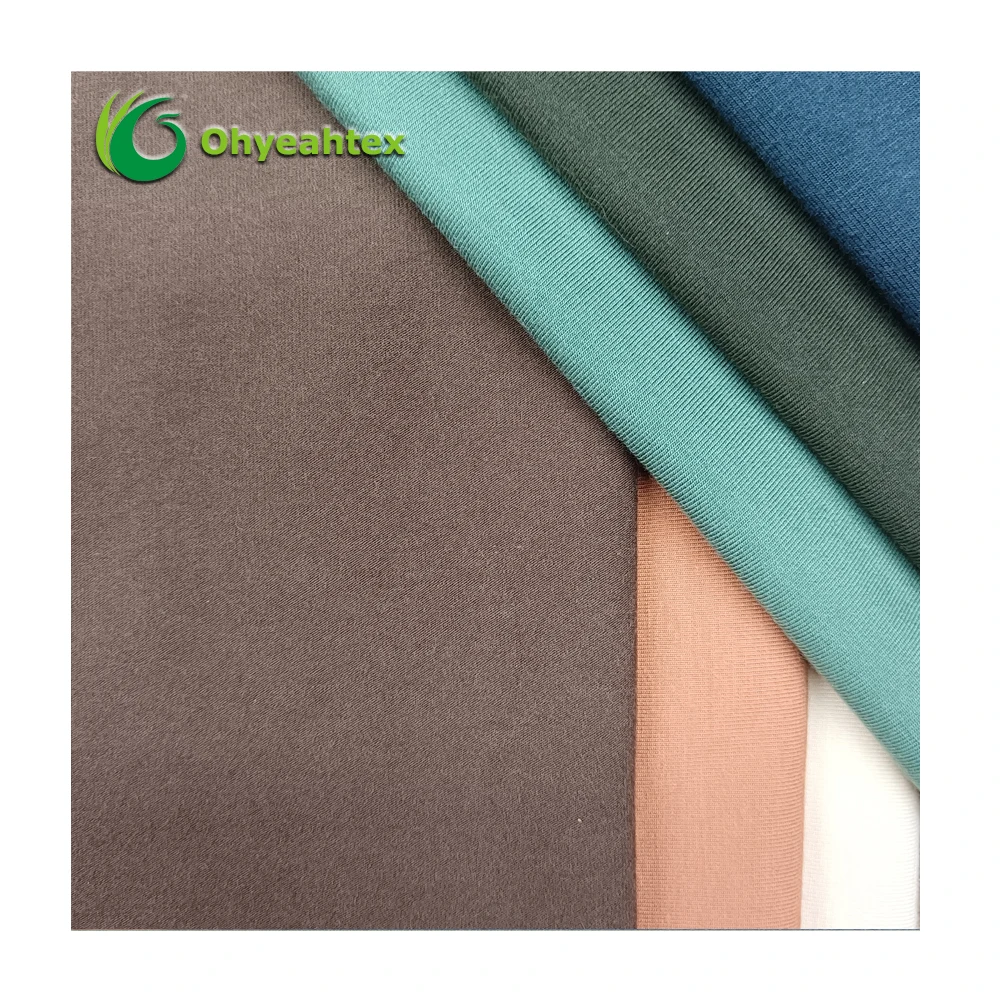 Pure Bamboo Stretch Fabric 67% Bamboo 28% Organic Cotton 5% Spandex for Underwear