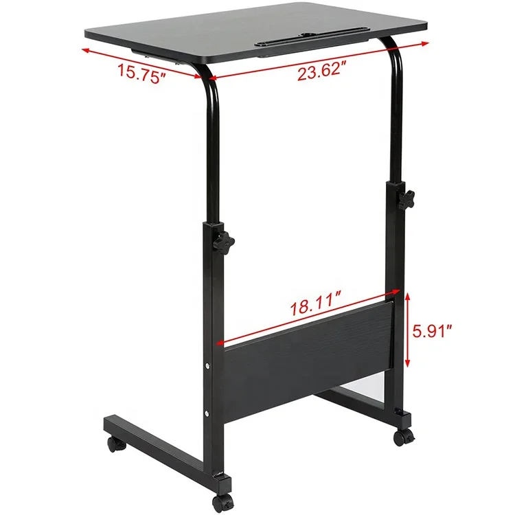 ПК блокнот рабочая станция стол для ноутбука с колесами кабинета спальни