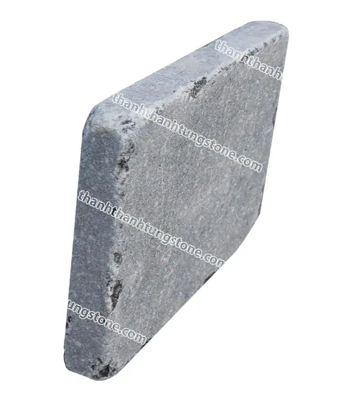 Vietnam Cheap Blue limestone, Tumbled Stone 15x15x2cm For Paving Garden, Floor Decorative Floor
