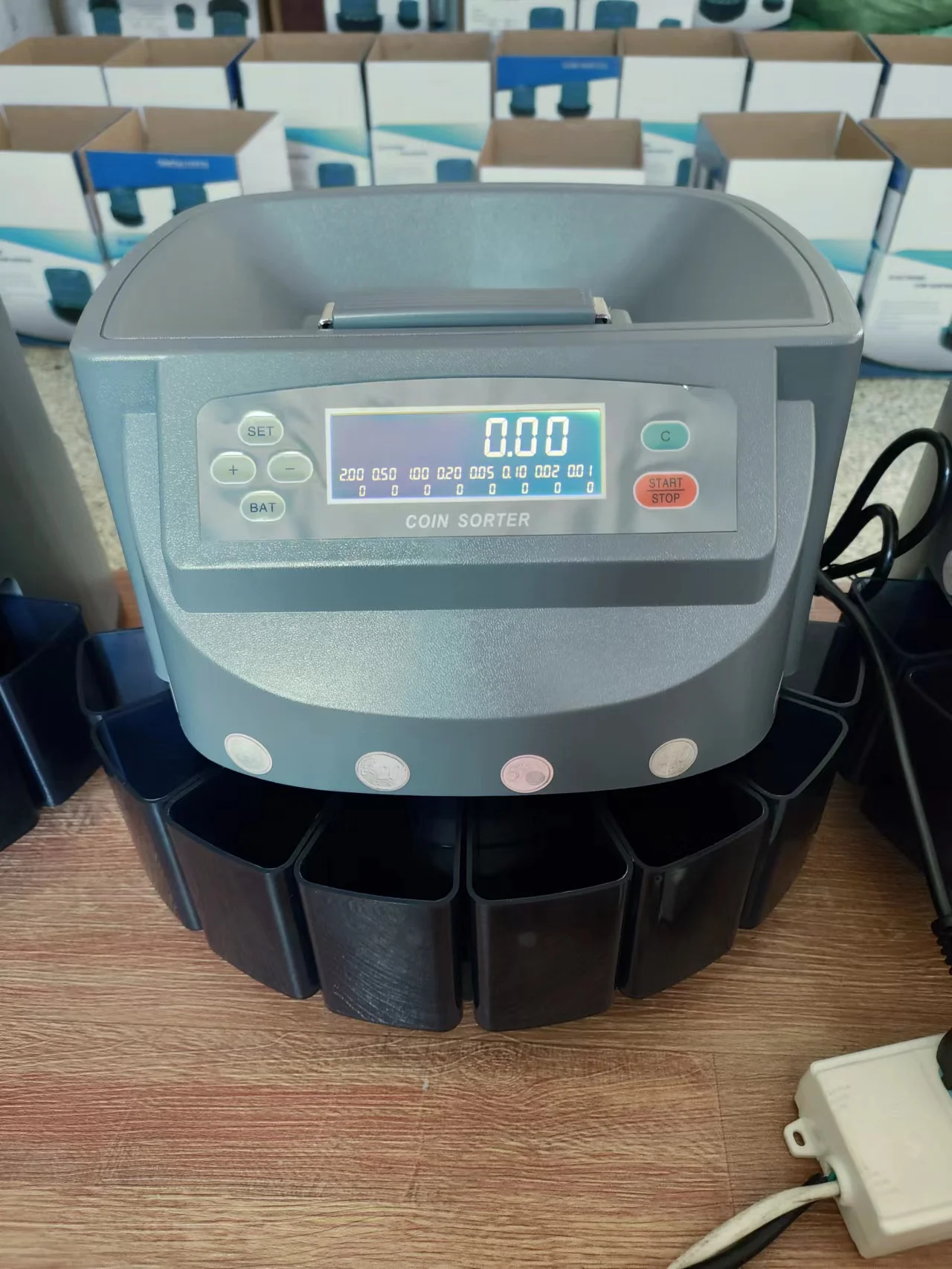 Factory Direct Supply High Coin Counter High Accuracy Coin Counter Sorter Electronic Coin Counting Machine