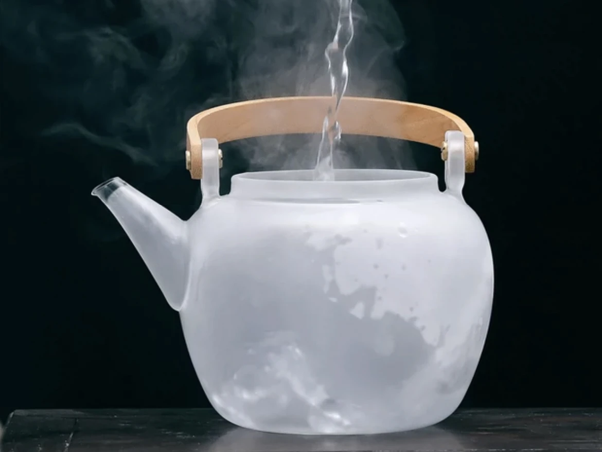 900ml Borosilicate Glass Teapot With Glass Lid Large/Big Tea Jug Glass filter