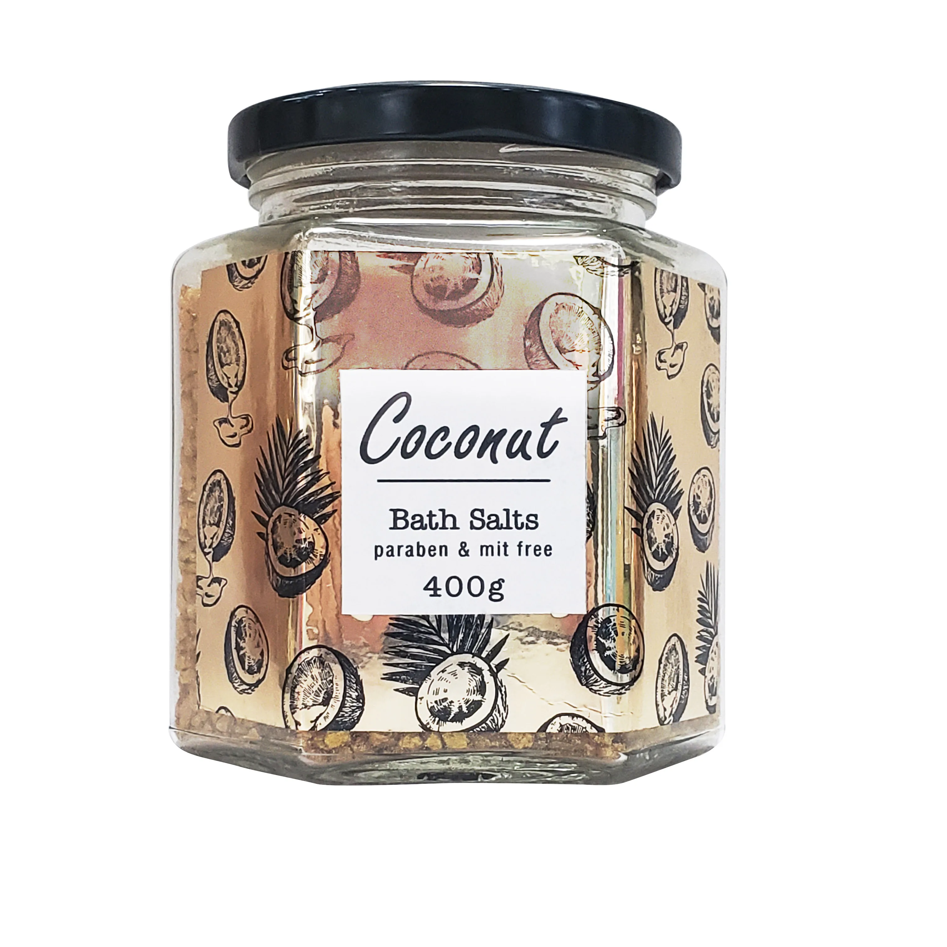 OEM Private Label  Natural organic salt Bath Relaxing  Essential Oil Soak Bath  Crystal Sea Salts