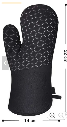 Long Sleeves Thick Silicone Heat Resistant Pot Holder Microwave Mitts  oven silicone baking gloves