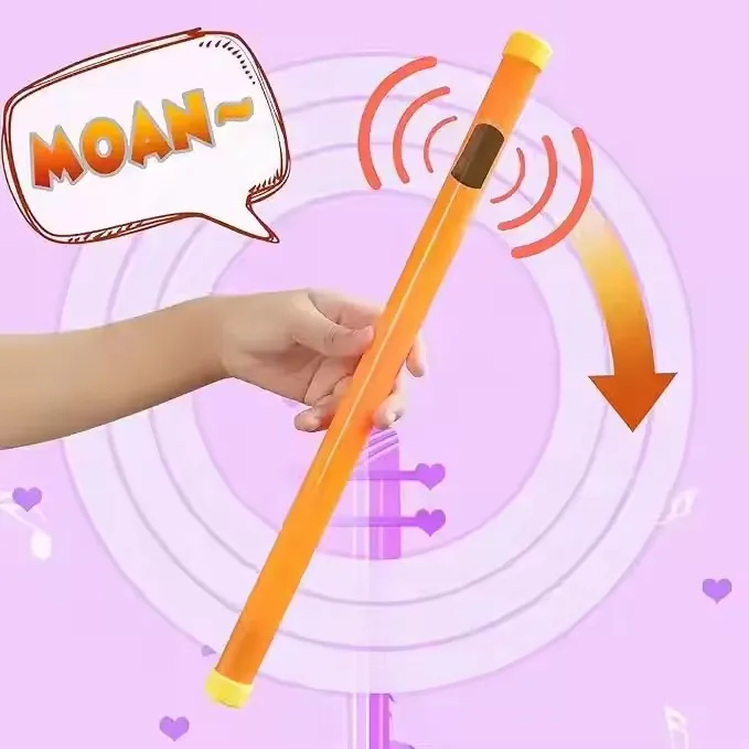 RTS Wholesale 40.5cm Prank Toy Giggle Stick Crying Wand Farting Stick Howl Sticks Magic Trick Novelty Toy
