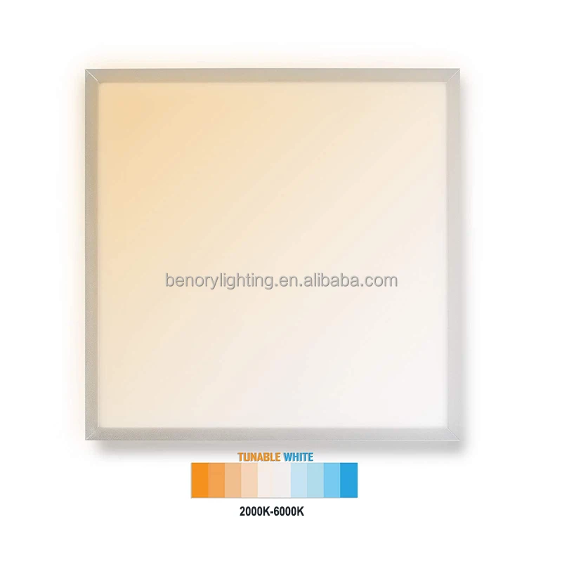 Benory 40 Вт 60x60 прямая плоская панель CRI90 2000-6000K настраиваемый белый 24 В KNX Loxone PWM DALI Smart CCT Светодиодная