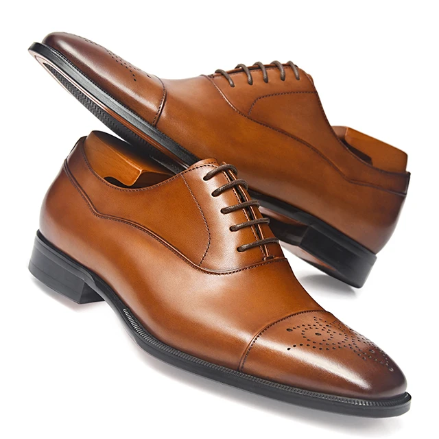 Оптовая продажа из Китая, фабрика, Мужская классическая обувь на шнуровке, элегантная оксфордская обувь, официальная мужская обувь